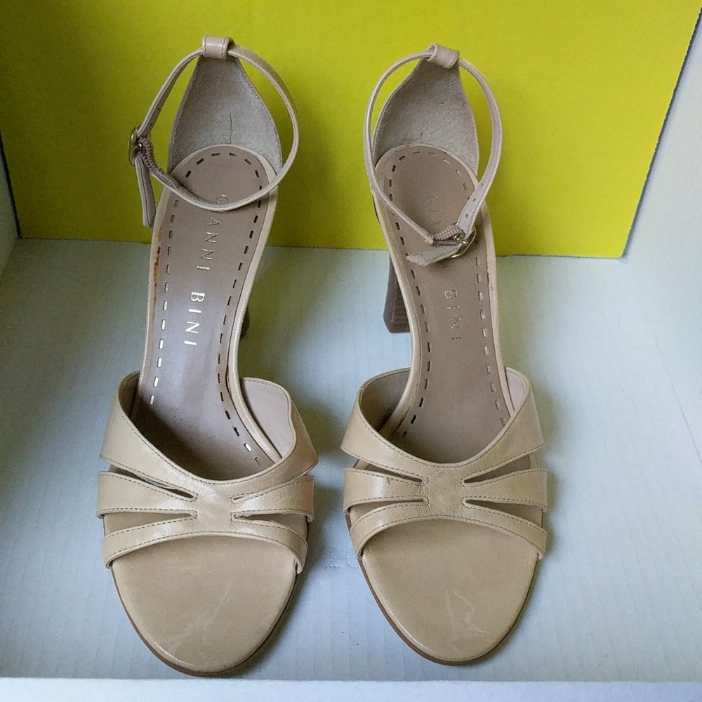Gianni Bini Women Heels Ankle Straps Size 6M